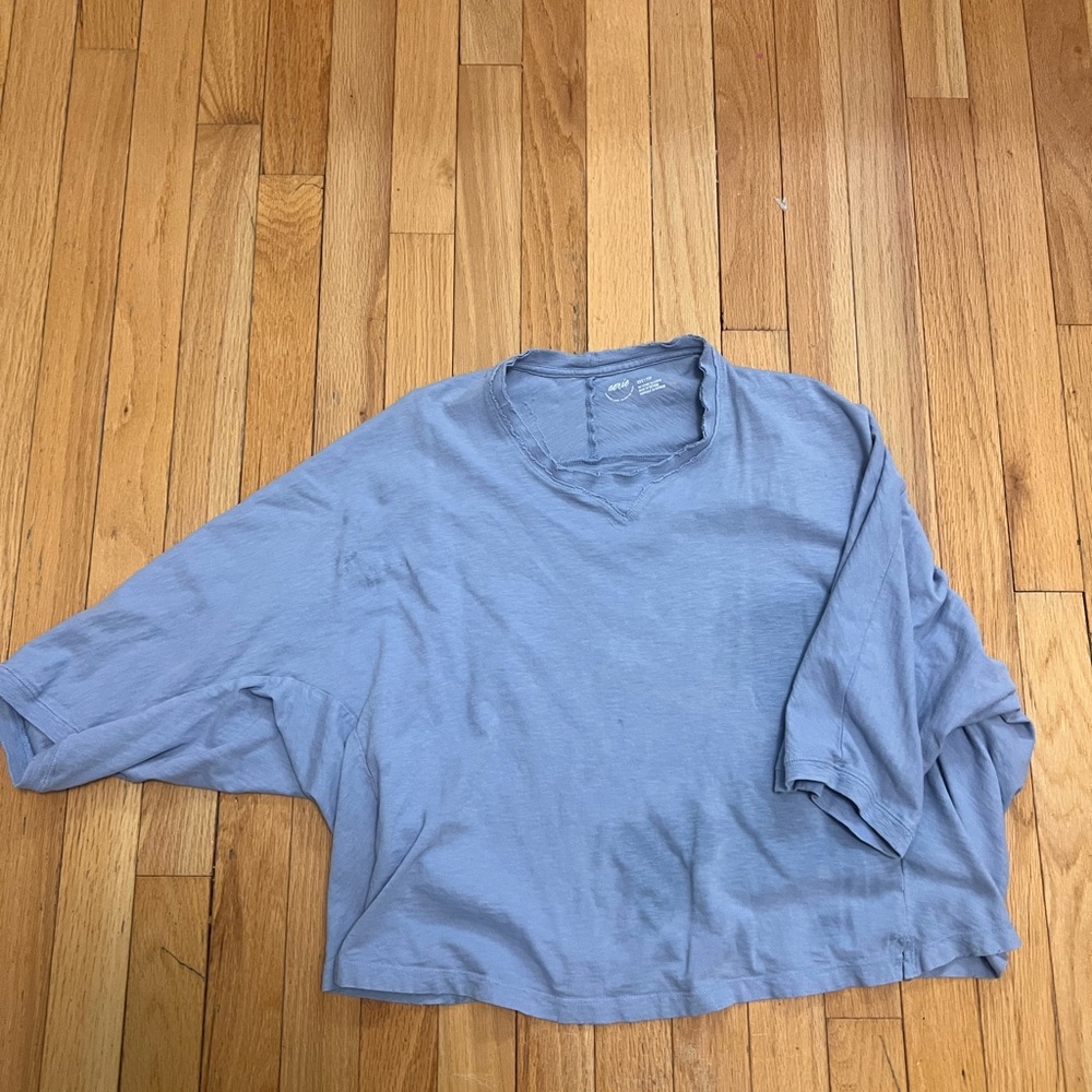 Aerie Soft Blue Casual Top